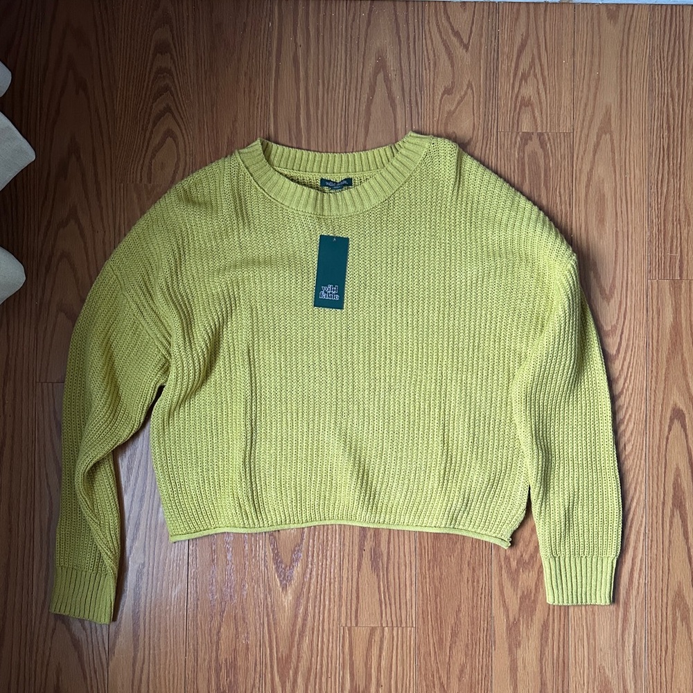 Wild Fable Mustard Sweater